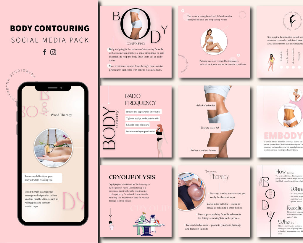 BODY CONTOURING PACK Pink