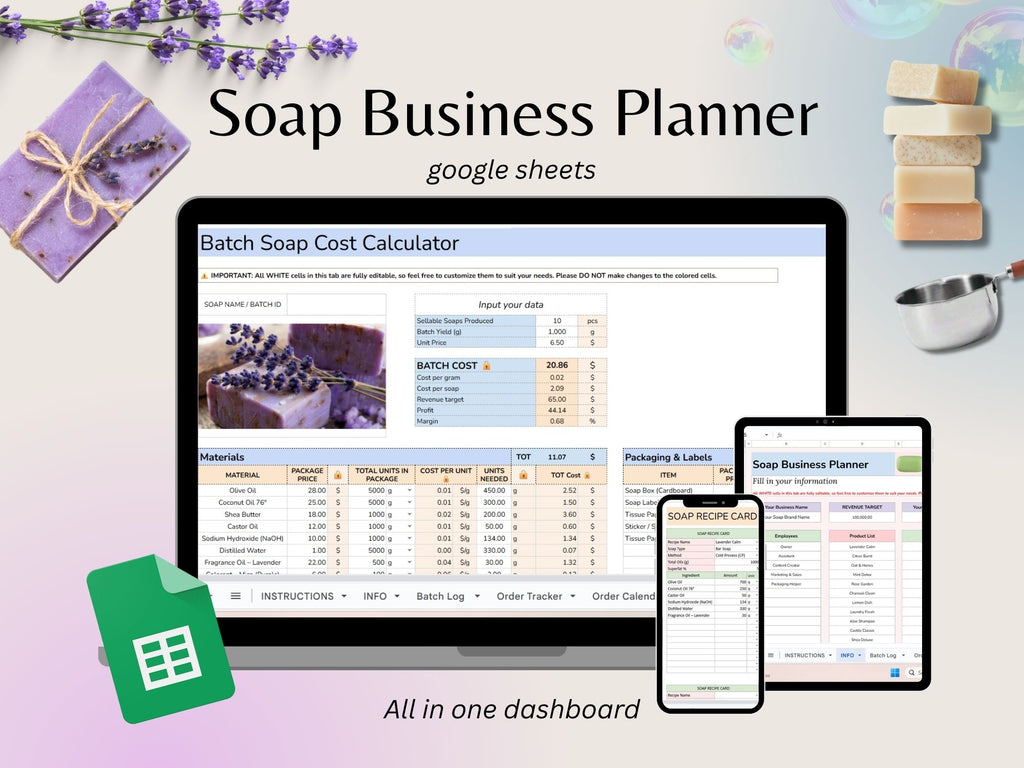 Soap Business Planner