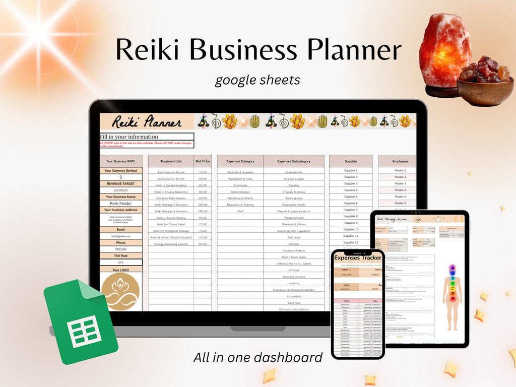 Reiki Business Planner