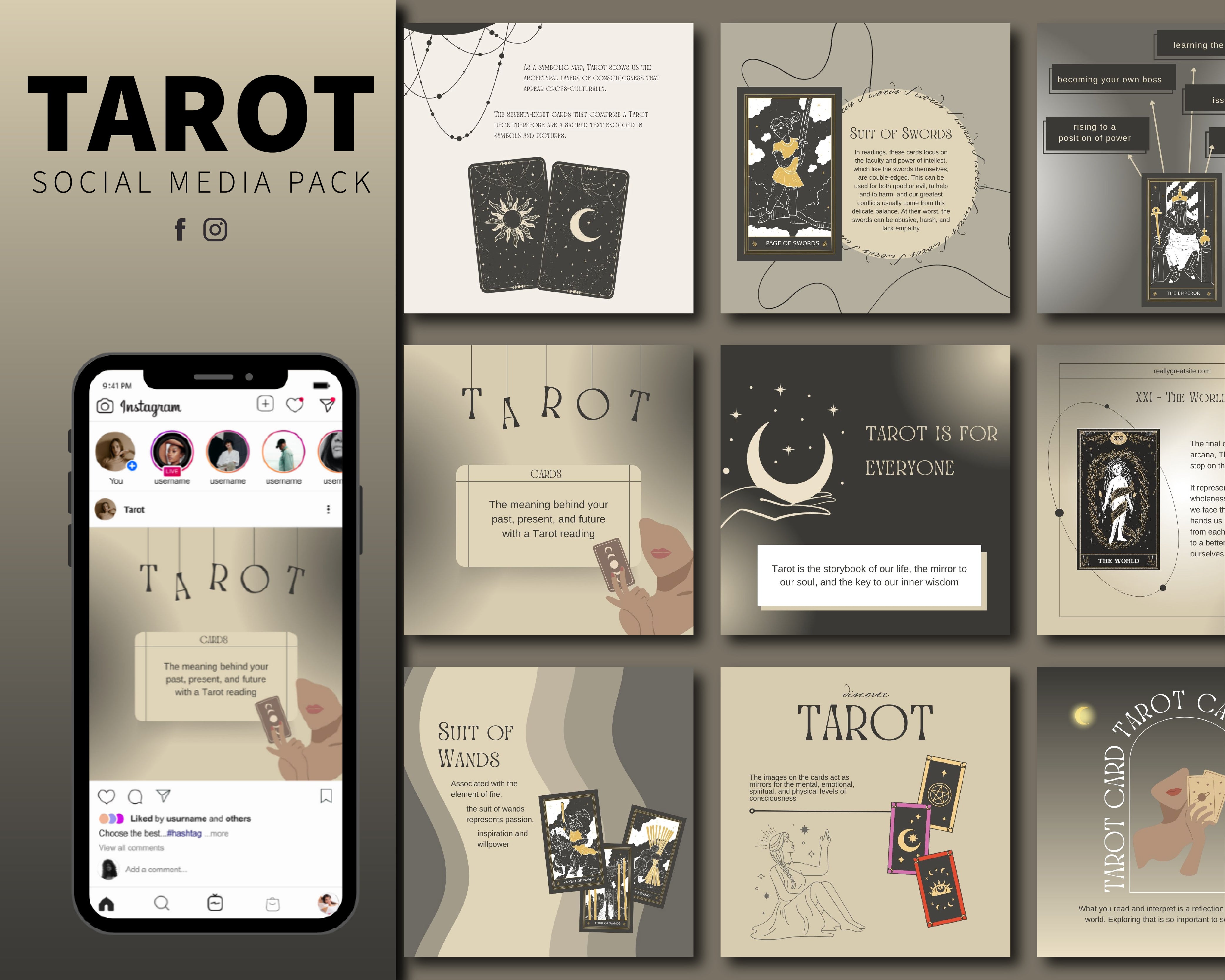 TAROT Pack – ESTHETICIANSPACE