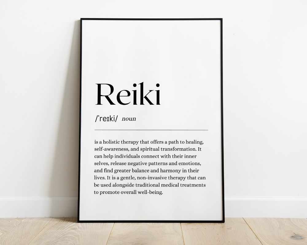 REIKI Definition Printable Wall Art